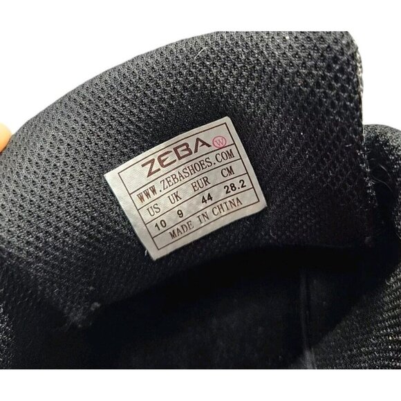 Zeba Hands Free Slip On Sneakers Athletic Shoes Men's 10 X-Wide Gray Black Mesh - Picture 8 of 10